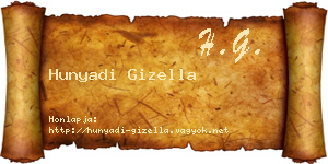 Hunyadi Gizella névjegykártya
